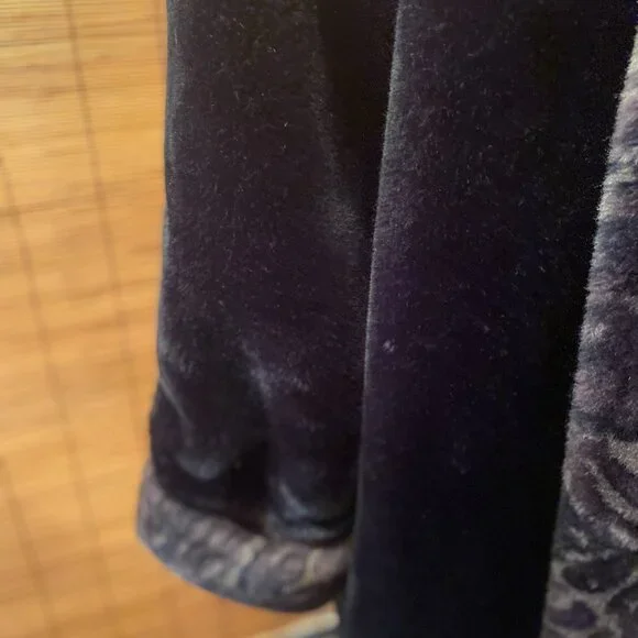 Monterey Fashion Faux Fur Super Soft Two Tone Coat Size 1X 27" PTP EUC - Picture 3 of 10